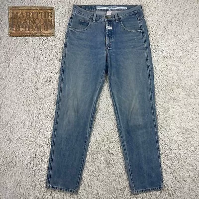 Vintage 90’s Marithe Francois Girbaud Men’s Straight Leg Loose Fit Jeans 31x32 • $39.99