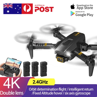 $44.89 • Buy 5G 4K  Drone HD Camera Drones WiFi Foldable RC Quadcopter With 3 Batteries