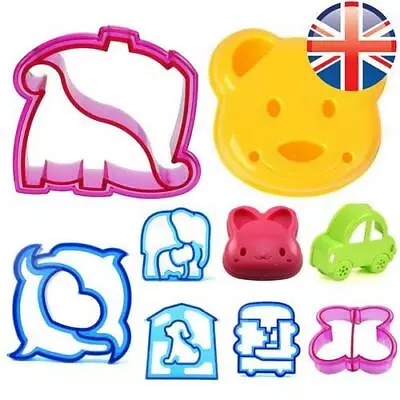 VDL Sandwich Bread Cutter Mould Kids Stamp Animal Shapes Lunch • £4.38