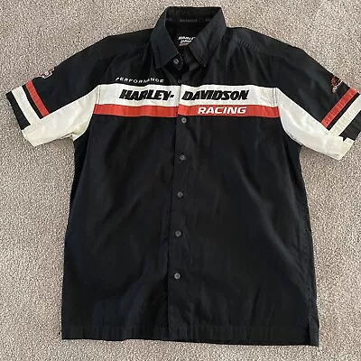 $45 • Buy Harley Davidson Performance Screaming Eagle Mens Size Med Short Sleeve Shirt