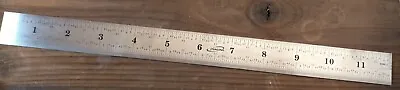 Imperial / Metric 12  300mm Stainless Scale Ruler • $7.95