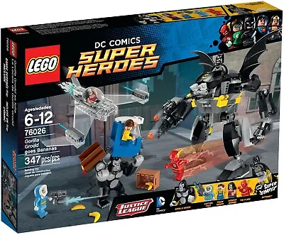 LEGO DC Comics Super Heroes Gorilla Grodd Goes Bananas 76026 Brand New & Sealed • $169.99