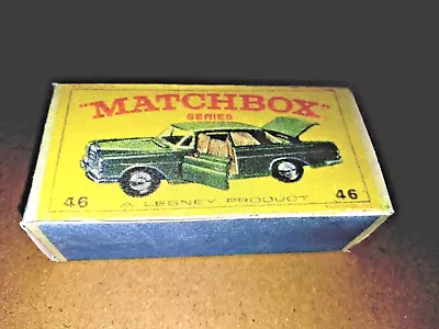 Matchbox -  No46 Mercedes SEL - Replica / Reproduction Box Only • £1.95