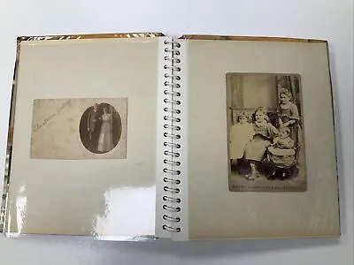 19th Century Vintage Family Photo Album With 15 Photos • £11.49