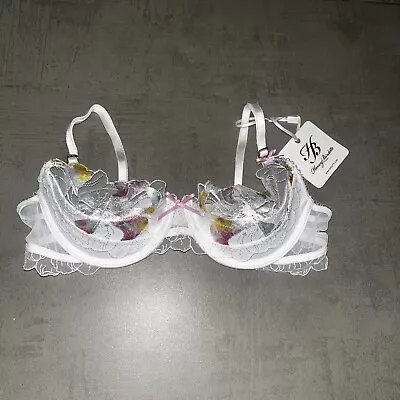 $139 • Buy BNWT Honey Birdette Fleur Bra 12b/34b/34b/75b
