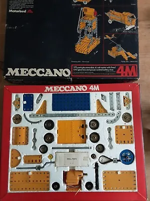 Meccano 1977 Outfit Set 4m Complete With Tested Working Motor • £39.99