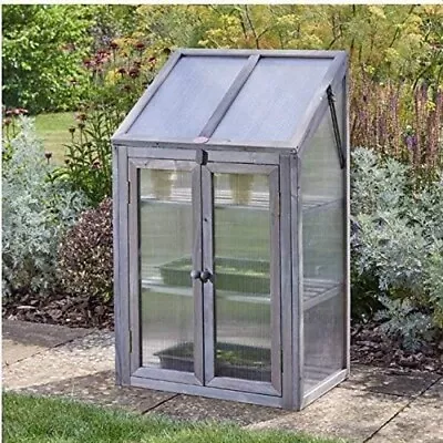 Greenhouse Cold Frame Small Garden Growing Plant Protection Germination Wooden • £109.99