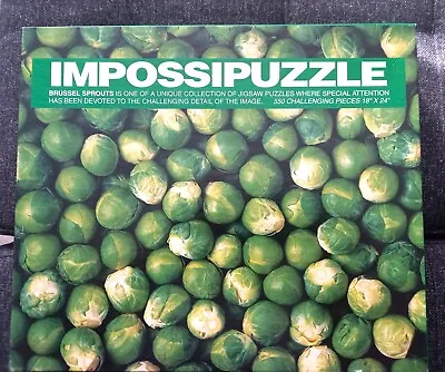Impossipuzzle - Brussel Sprouts Jigsaw - 550 Pieces - VGC • £2.29