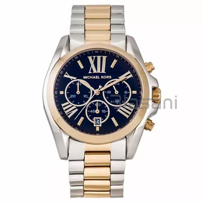 Michael Kors Original MK5976 Women's Bradshaw Two Tone Chronograph Watch • $115