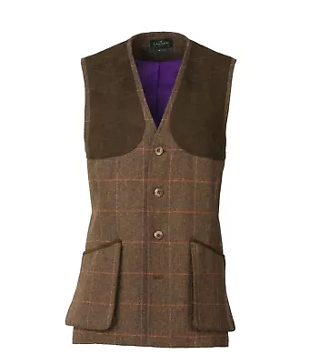 Mens Laksen Grouse 2022 Tweed Shooting Waistcoat/Vest  • £339