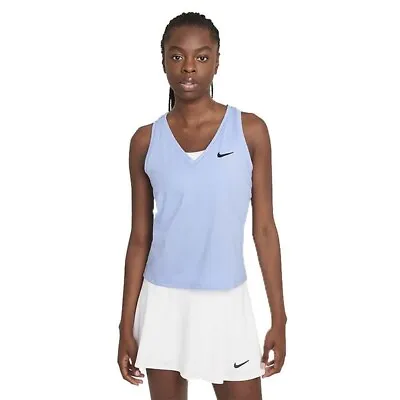 £33.15 • Buy Nike Court Victory Tennis Vest Tank - Light Blue - Extra Large - XL - DB6605-468