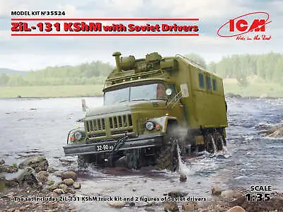 ICM 35524 1:35 Soviet ZiL-131 KShM With Soviet Drivers • £31.50
