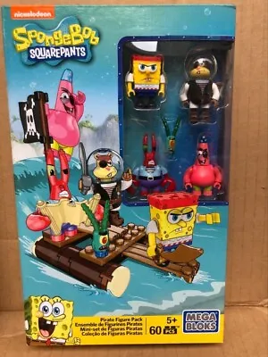 Mega Bloks Spongebob Squarepants Pirate Pack Collection Gift • $45.46