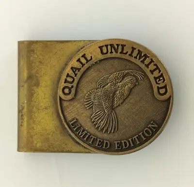 Quail Unlimited Money Clip Limited Edition Vintage • $29.99