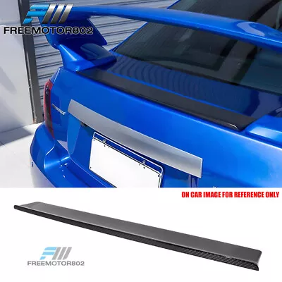 For 08-14 Subaru Impreza WRX STI Trunk Spoiler 3rd Gen Carbon Fiber Rear Wing • $169.99