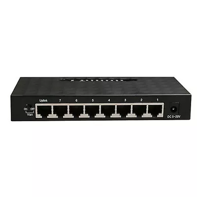 1000Mbps 8 Port Ethernet Hub PC Gaming Network LAN Switch RJ45 Cat6 Splitter NoM • $29.44