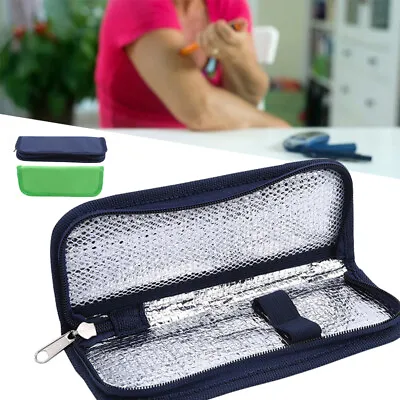 Portable Insulin Pen Case Pouch Cooler Box Diabetic Pocket Cooling Protector Bag • £5.14