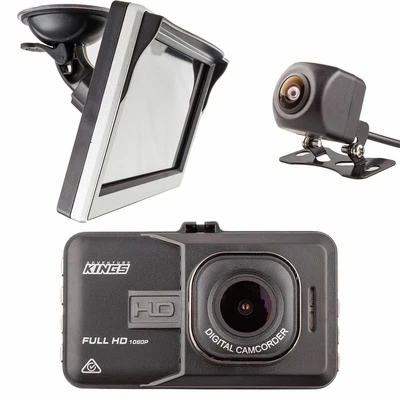 $134.92 • Buy Kings Dash Camera 1080p 150° View Loop Recording + Reverse Camera Kit 5  Screen