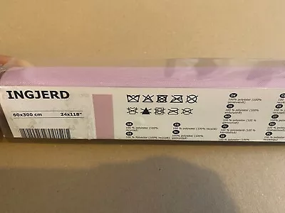 Ikea INGJERD Panel Curtain Lilac 60x300cm / 24x118  Compatible W VIDGA40449757 • £9.99