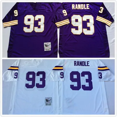 Vintage John Randle #93 Minnesota Vikings Throwback Stitched Jersey • $46.99