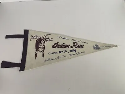 Vintage Indian Moto-Cycles California Pennant 1984 (A5) • $149.95