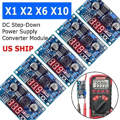 $9.95 • Buy Buck Step-down LM2596 Power Converter Module DC 4.0~40 To 1.3-37V LED Voltmeter
