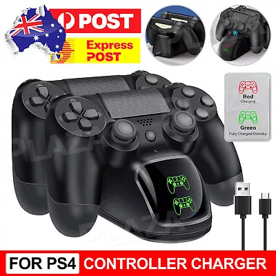 $18.95 • Buy For PlayStation 4 PS4 Controller LED Charger Dock Dual Fast Charger New