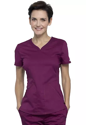 Cherokee Workwear Revolution Women's V-Neck Scrub Top - WW601 • $27.99