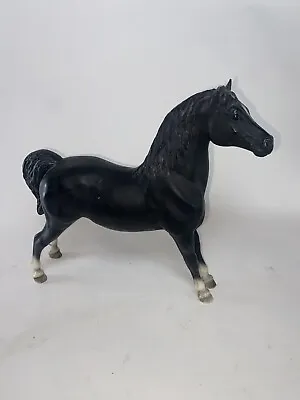 #48 Breyer Horse Traditional Morgan Black Diamond Star 1965 - 87 Vintage Chipped • $19