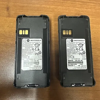 2x Oem Used Motorola PMNN4476A 1750 Mah Li-Ion Battery For CP185 • $44