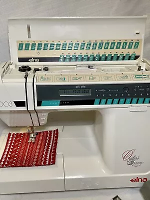 Fully Tested Elma 6003 Quilter's Dream Computerized Sewing Machine & Accessories • $300