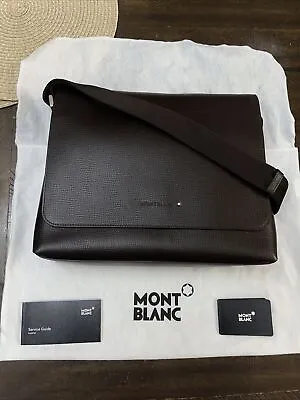 Dark Brown MONTBLANC Large Bag • $750