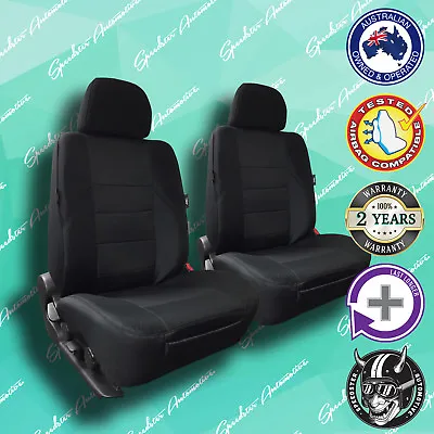 $110 • Buy Ssangyong Actyon, Black Front Car Seat Covers, High Quality Elegant Jacquard