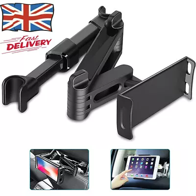 Adjustable Car Headrest Mount Holder Back Seat 360° For Tablet IPad IPhone Mount • £10.99