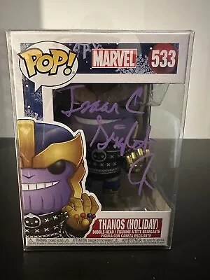 Funko Pop Thanos (Holiday) #533 Signed By Isaac Singleton Jr • £50