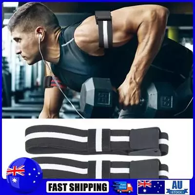 BFR Occlusion Bands Bodybuilding BFR Training Belts For Men Women (Black) • $10.29