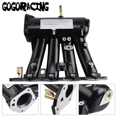 Black Racing Intake Manifold For Honda Civic Acura Integra Type-R B16 B16A VTEC • $109.95