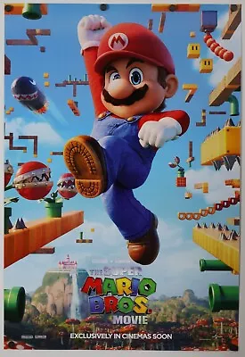 Super Mario Brothers Bros Original DS Movie Poster - 27x40 D/S INTL FINAL • $32.89