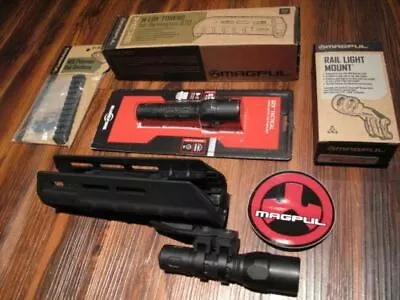 Magpul & Surefire Remington 870 Forend G2X Flashlight Mount W 5  Rail BLACK • $139