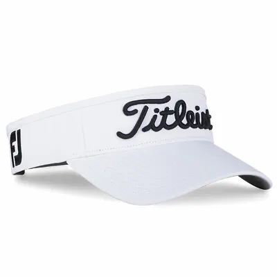 NEW Titleist Tour Performance Golf Visor Adjustable - White / Black • $31.99