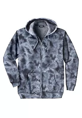 KingSize Men's Big & Tall Fleece Zip-Front Hoodie • $46.23