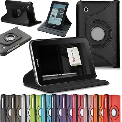 Leather Book Case For 7 Inch Samsung Galaxy Tab 2 P3100 P3110 Stand Folio Cover  • £2.99