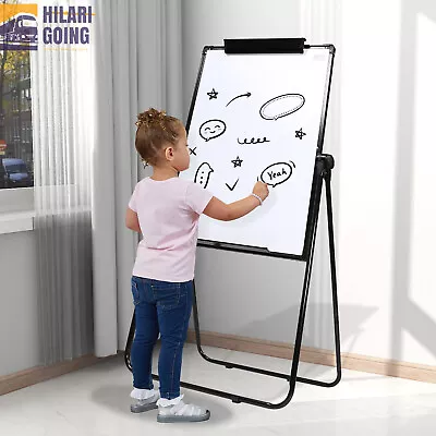 Foldable Dry Erase Board Kit Mobile Double-sided Whiteboard Magnetic 40x28‘’ • $80.75