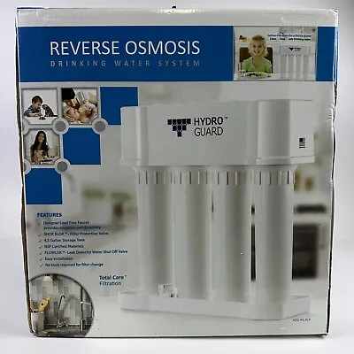 Hydro-Guard 4-Stage Reverse Osmosis System 50 GPD RO Drinking Water HDGT-45 • $274.99