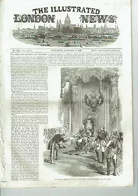 Illustrated London News No 722 VolXXVI January 6 1855 (Crimean War). Original • £10