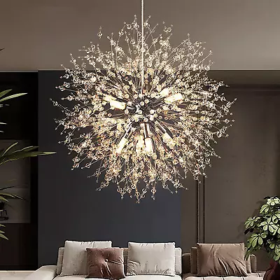 Modern Crystal Chandeliers Firework Semi Flush Mount Ceiling Light Fixture 8-L • $240