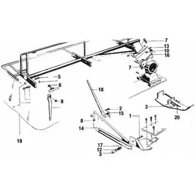 Mower Safety Curtain Fits Vicon CM217 CM216 ECC1106958 • $548.14