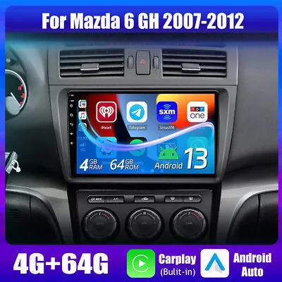 For Mazda 6 GH 2008-2012 Android 13 Car Stereo Radio GPS Apple CarPlay 6GB+128GB • $336.99