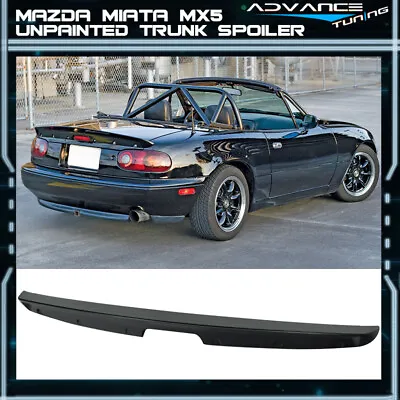 Fits 90-97 Mazda Miata MX5 MK1 KG Type 1 Unpainted Rear Trunk Spoiler Wing ABS • $129.98