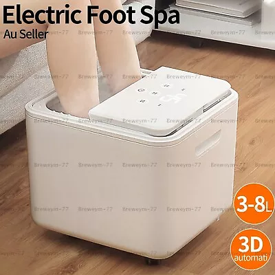 $199.90 • Buy Xiaomi HITH 3~8L Electric Massager Foot Relax Roller Vibration Smart Spa Tub New